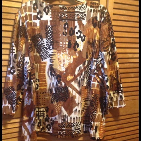 Ruby Rd. Women Tribal Top - Picture 4 of 4